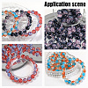 200Pcs 8 Colors Two Tone Transparent Crackle Glass Beads GLAA-AR0001-44-6