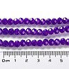 Baking Paint Imitation Jade Glass Bead Strands DGLA-A034-J8MM-A27-5