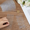 8 Sheets 2 Styles Transparent Plastic Anti-Collision Bumper Guard AJEW-SP0004-13-3