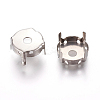 Non-Tarnish 201 Stainless Steel Rhinestone Claw Settings STAS-L229-05A-1