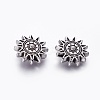 Tibetan Style Alloy Sun Beads LS-TIBEP-GC188-AS-NR-2
