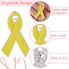 12Pcs October Breast Cancer Pink Awareness Ribbon Enamel Brooches JEWB-GF0001-41A-6