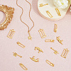 60Pcs 4 Style Alloy Charms FIND-BBC0004-25-3