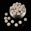 Polymer Clay Rhinestone Beads RB-C1438-12mm-A01-1