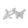 Non-Tarnish 304 Stainless Steel Pendants STAS-L279-002P-R-1