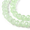 Baking Paint Imitation Jade Glass Bead Strands LS-DGLA-A034-J8MM-A03-3