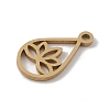 304 Stainless Steel Charms STAS-B062-04G-2