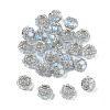 Acrylic Rhinestone Rondelle Beads OACR-S048-02E-2