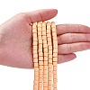 Handmade Polymer Clay Bead Strands X-CLAY-ZX006-01-136-6