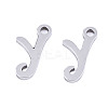 201 Stainless Steel Charms STAS-T044-217P-Y-1