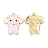 Alloy Enamel Pendants FIND-C037-19G-02-1