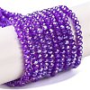 Baking Electroplate Glass Beads Strands DGLA-A039-J2MM-B05-1