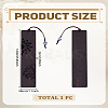 1Pc Rectangle Handmade Natural Wooden Carving Bookmarks with Rope Pendant AJEW-LP0004-27A-2