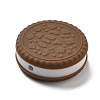 Cookie Food Grade Eco-Friendly Silicone Focal Beads SIL-C007-03C-2