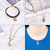 304 Stainless Steel Pendants STAS-BT0001-06G-9