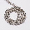 Imitate Austrian Crystal Bicone Glass Beads Strands X-GLAA-F029-6x6mm-07-2