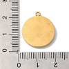 304 Stainless Steel Rhinestone Pendants LS-STAS-Q309-14G-3