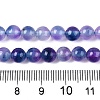 Dyed Natural White Jade Beads Strands G-T138-6mm-210-4-5
