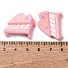 Opaque Music Theme Resin Cabochons CRES-Z010-02A-3