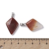 Natural Red Agate Pendants G-C110-03D-P-3