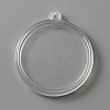 Transparent Acrylic Big Pendants FIND-WH0120-62-1