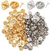 120Set 2 Colors Iron Lapel Pin Backs IFIN-SC0001-41-1