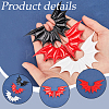 Gorgecraft 40Pcs 2 Style Demon Wing PU Leather Ornament Accessories FIND-GF0005-93A-6