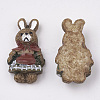 Bunny Resin Cabochons X-CRES-S357-11B-2