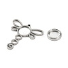 304 Stainless Stee Locket Big Pendants STAS-S132-13P-02-2