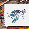 Plastic Reusable Drawing Painting Stencils Templates DIY-WH0172-131-6