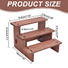 3-Tier Wooden Jewelry Organizer Display Risers ODIS-WH0058-19C-2