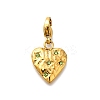 Heart 304 Stainless Steel Rhinestones Pendant Decorations STAS-R159-50G-02-1