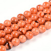 Natural Persian Jade Beads Strands G-A255-A02-01J-4