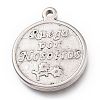 Non-Tarnish 304 Stainless Steel Pendants STAS-Z017-05P-2