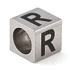 Tarnish Resistant 201 Stainless Steel European Beads STAS-M058-01R-P-2
