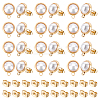Brass Stud Earring Findings KK-UN0006-07-1