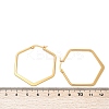 201 Stainless Steel Angular Hoop Earrings EJEW-F205-13G-A-3