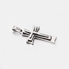 Tarnish Resistant 304 Stainless Steel Cross Pendants LS-STAS-M185-33P-2