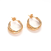 304 Stainless Steel Stud Earrings X-EJEW-O066-03G-1