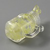 Transparent Resin Pendants RESI-WH0029-44F-2