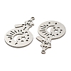 Non-Tarnish 201 Stainless Steel Pendants LS-STAS-M318-06P-2