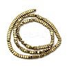 Electroplated Synthetic Non-magnetic Hematite Beads Strands G-H327-F01-01-2