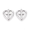 304 Stainless Steel Pendants STAS-N109-199P-1