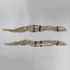 Cotton Crochet Macrame Hanging Planters AJEW-WH20042-17B-1