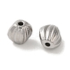 Non-Tarnish 304 Stainless Steel Corrugated Beads STAS-I203-30P-2