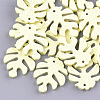 Painted Poplar Wood Pendants LS-X-WOOD-S045-067A-1