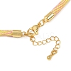 4MM Round Nylon Cotton Cord Necklaces Making NJEW-C106-02G-07-3