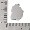 Non-Tarnish 201 Stainless Steel Pendants STAS-C095-10P-3