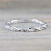 Alloy and Crystal Rhinestone Finger Rings FS-WGF6D8C-06-2