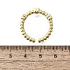 Brass Micro Pave Cubic Zirconia Open Cuff Rings for Women RJEW-F179-01G-3